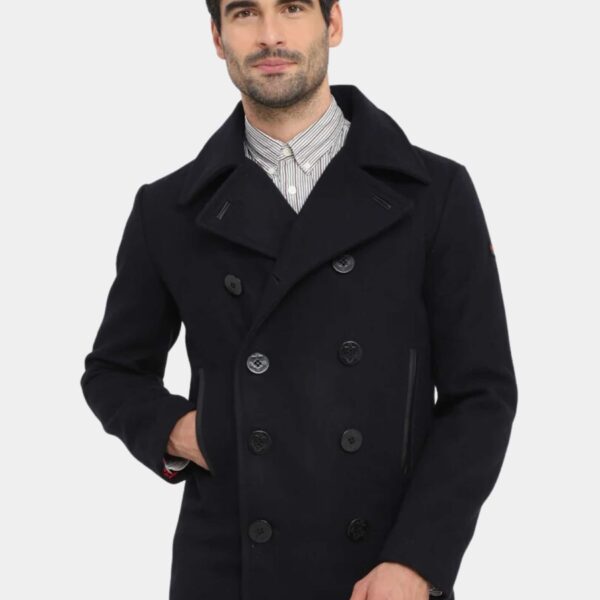 Classic Black Wool Coat