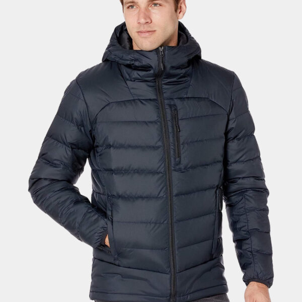Classy Black Hooded Puffer Jacket